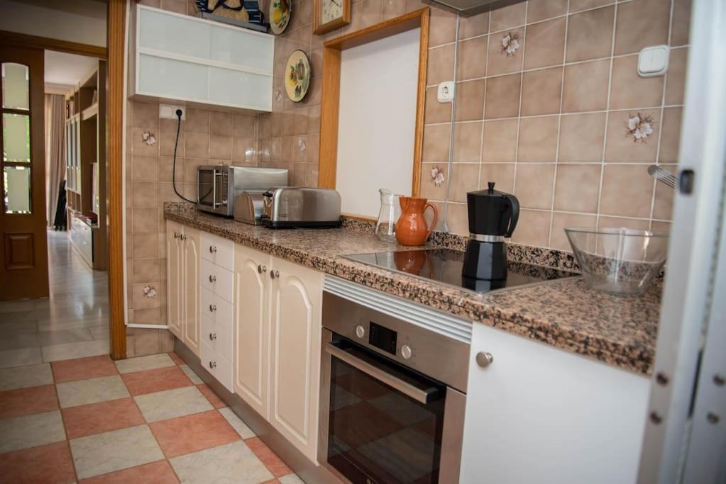 דירות מאלגה Piso Con Jardin מראה חיצוני תמונה